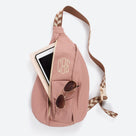 Monogrammed Sling Pack | Blush