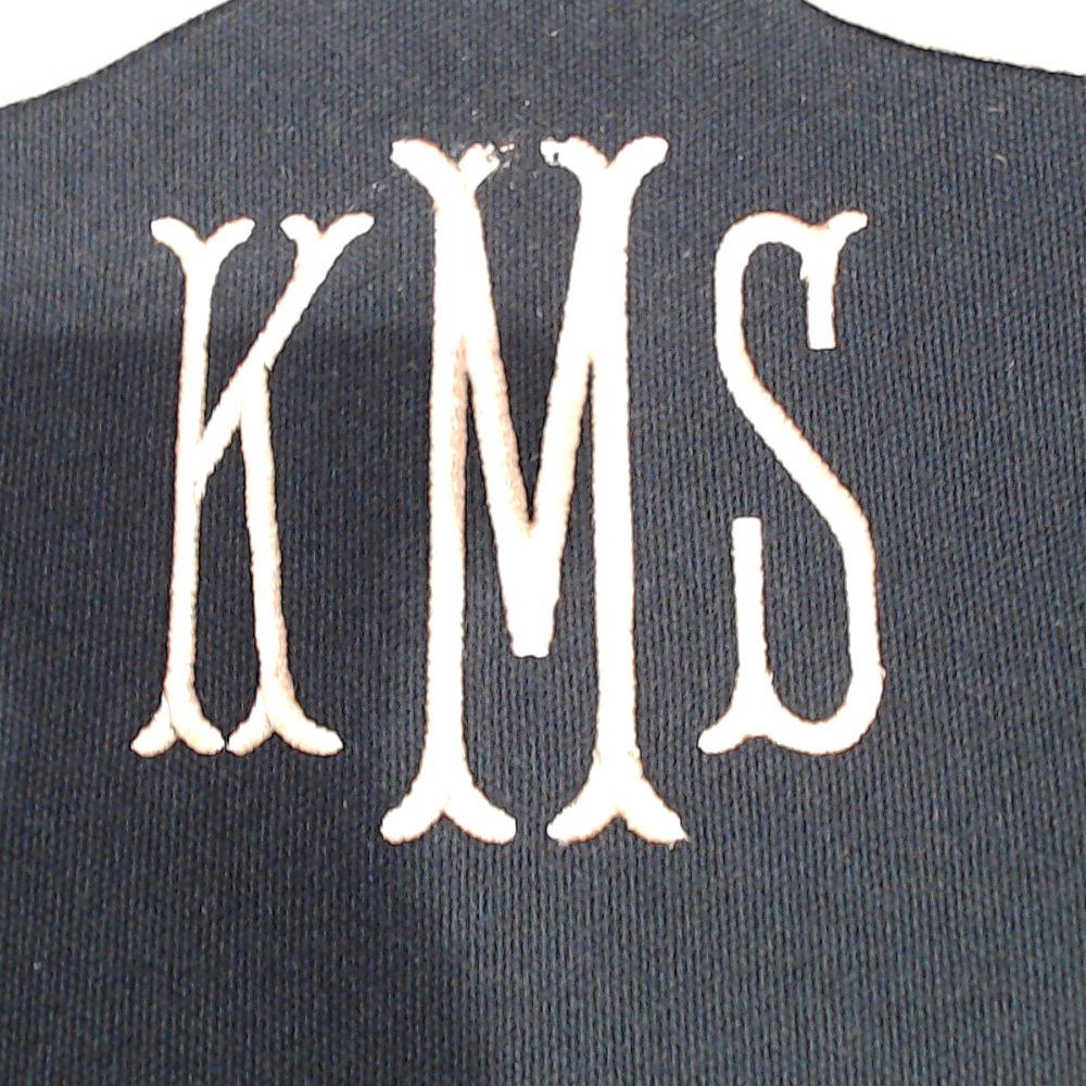 BLOOPER BAG: Monogrammed Wavy Top Weekender