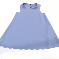BLOOPER KIDS:Blank Girls Scallop Dress