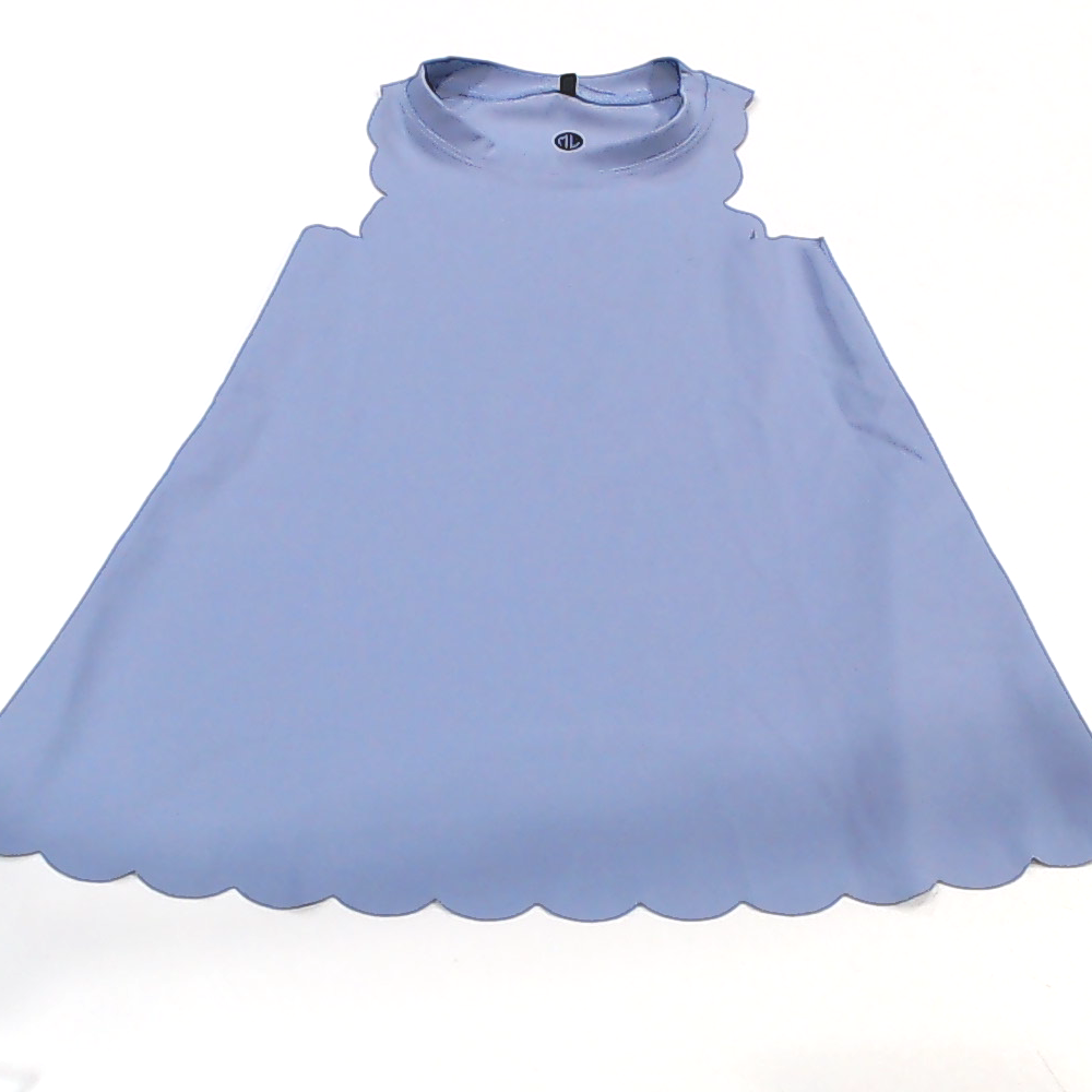 BLOOPER KIDS:Blank Girls Scallop Dress
