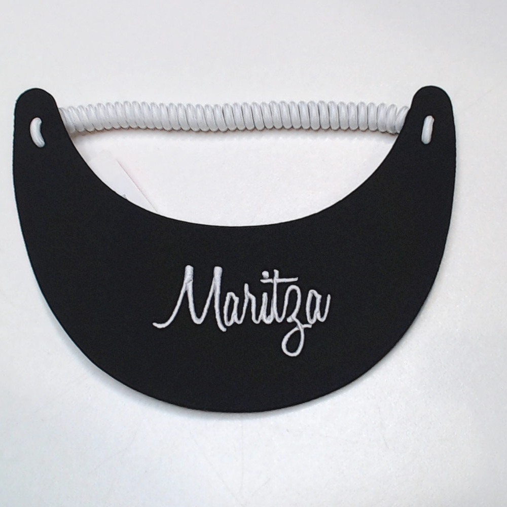 BLOOPER ACCESSORY: Monogrammed Foam Adjustable Visor