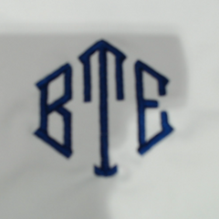 BLOOPER KIDS: Monogrammed Girls Scallop Dress
