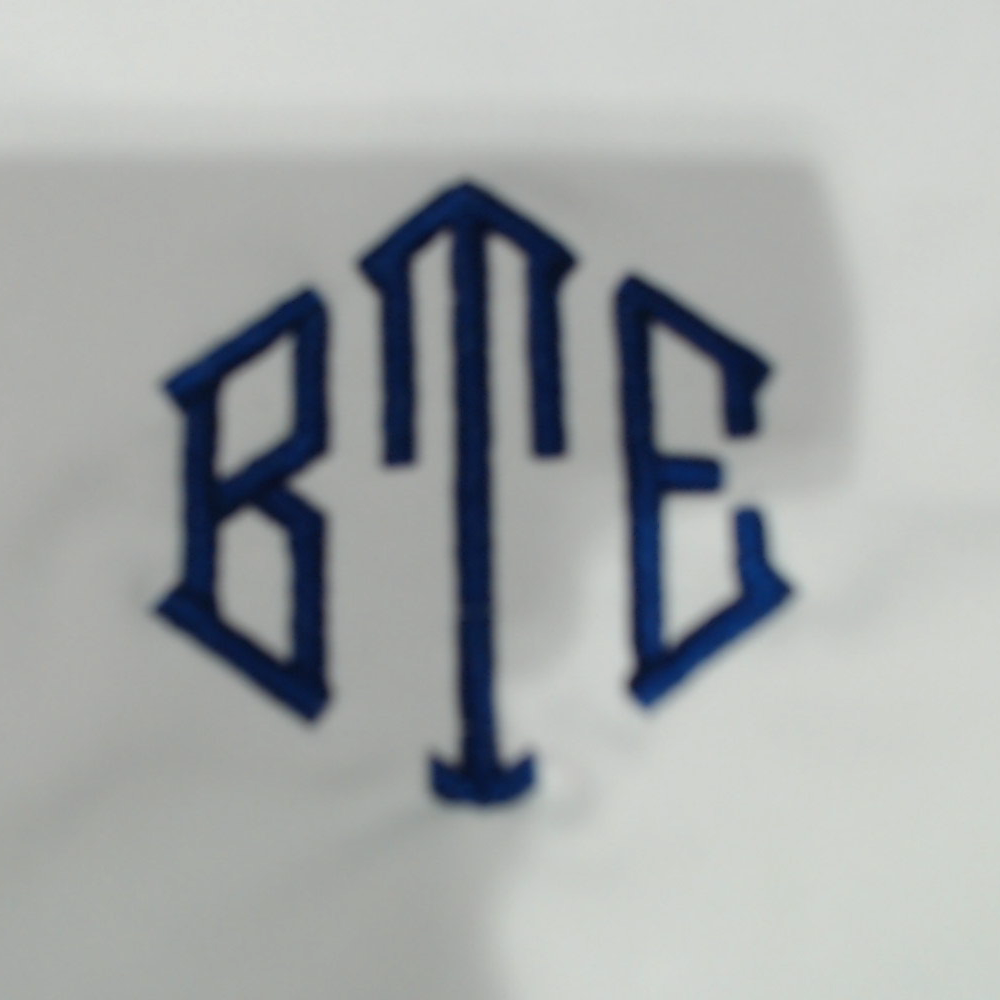 BLOOPER KIDS: Monogrammed Girls Scallop Dress