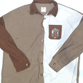 BLOOPER CLOTHING: Monogrammed Oversized Button Down Tunic