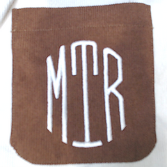 BLOOPER CLOTHING: Monogrammed Oversized Button Down Tunic