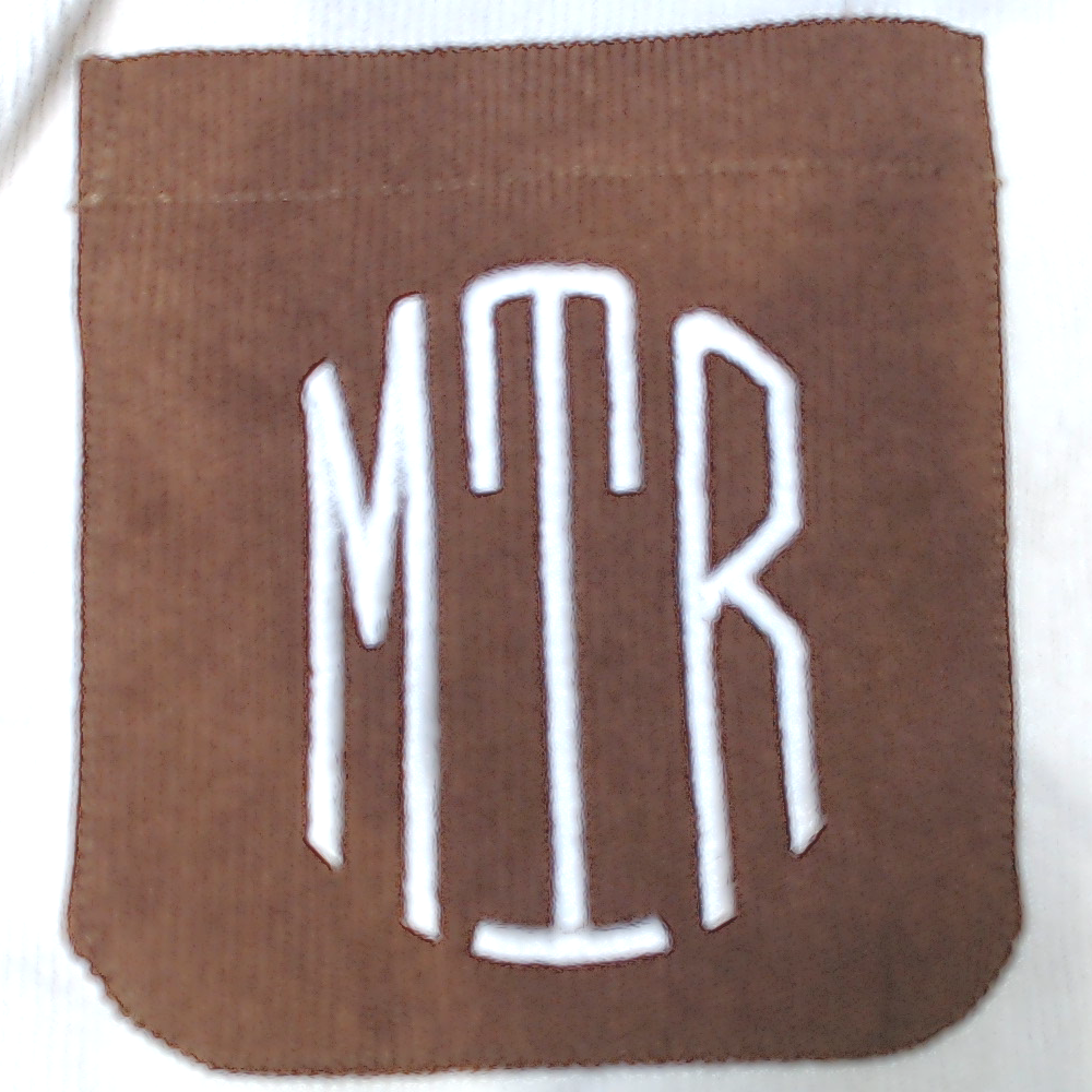 BLOOPER CLOTHING: Monogrammed Oversized Button Down Tunic