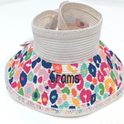 BLOOPER ACCESSORY: Monogrammed Packable Straw Visor