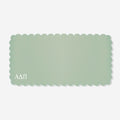 Alpha Delta Pi Desk Mat in Light Mint | Faux Leather Sorority Desk Accessory
