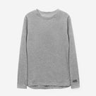 Monogrammed Long Sleeve Crewneck Shirt | Gray