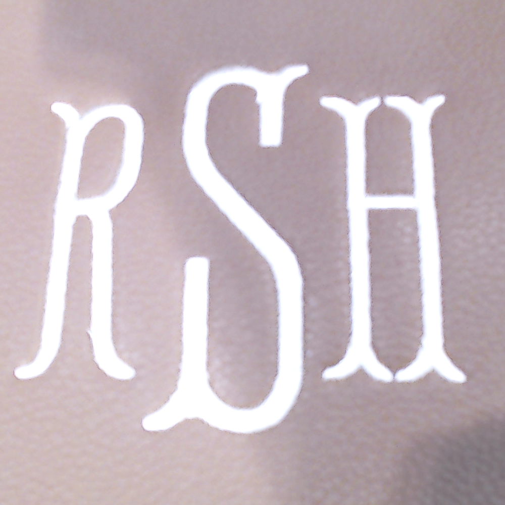 BLOOPER BAG: Monogrammed Shoulder Tote