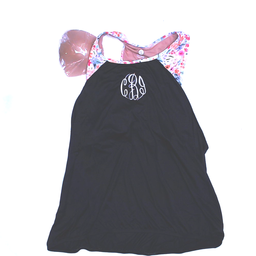 BLOOPER SWIM: Monogrammed Tankini