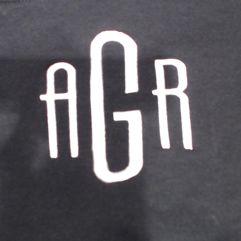 BLOOPER CLOTHING: Monogrammed Open Back Sweatshirt