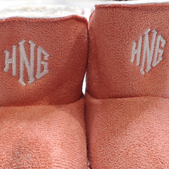 BLOOPER KIDS: Monogrammed Baby Booties