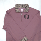 BLOOPER CLOTHING: Monogrammed Quarter Zip Sweatshirt