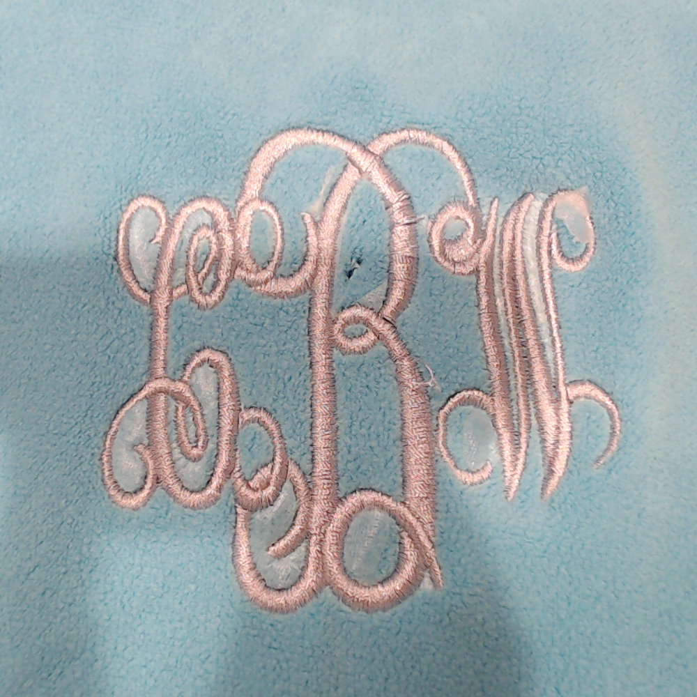 BLOOPER CLOTHING: Monogrammed Puff Sleeve Fleece Pullover