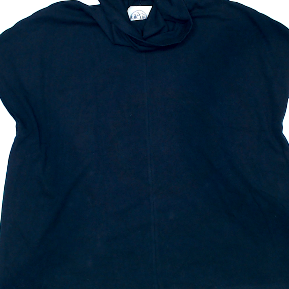 BLOOPER CLOTHING: Monogrammed Cowl Neck Poncho