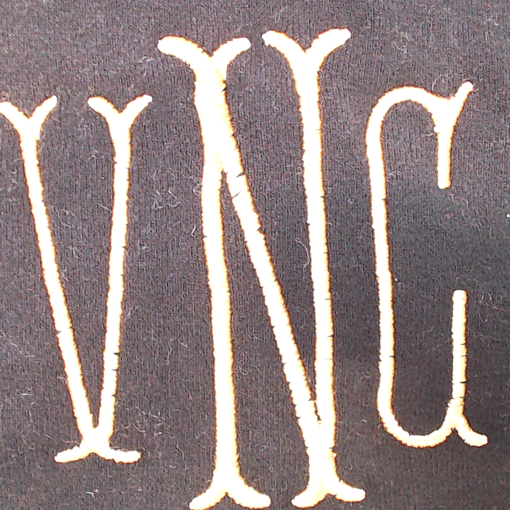 BLOOPER CLOTHING: Monogrammed Cowl Neck Poncho