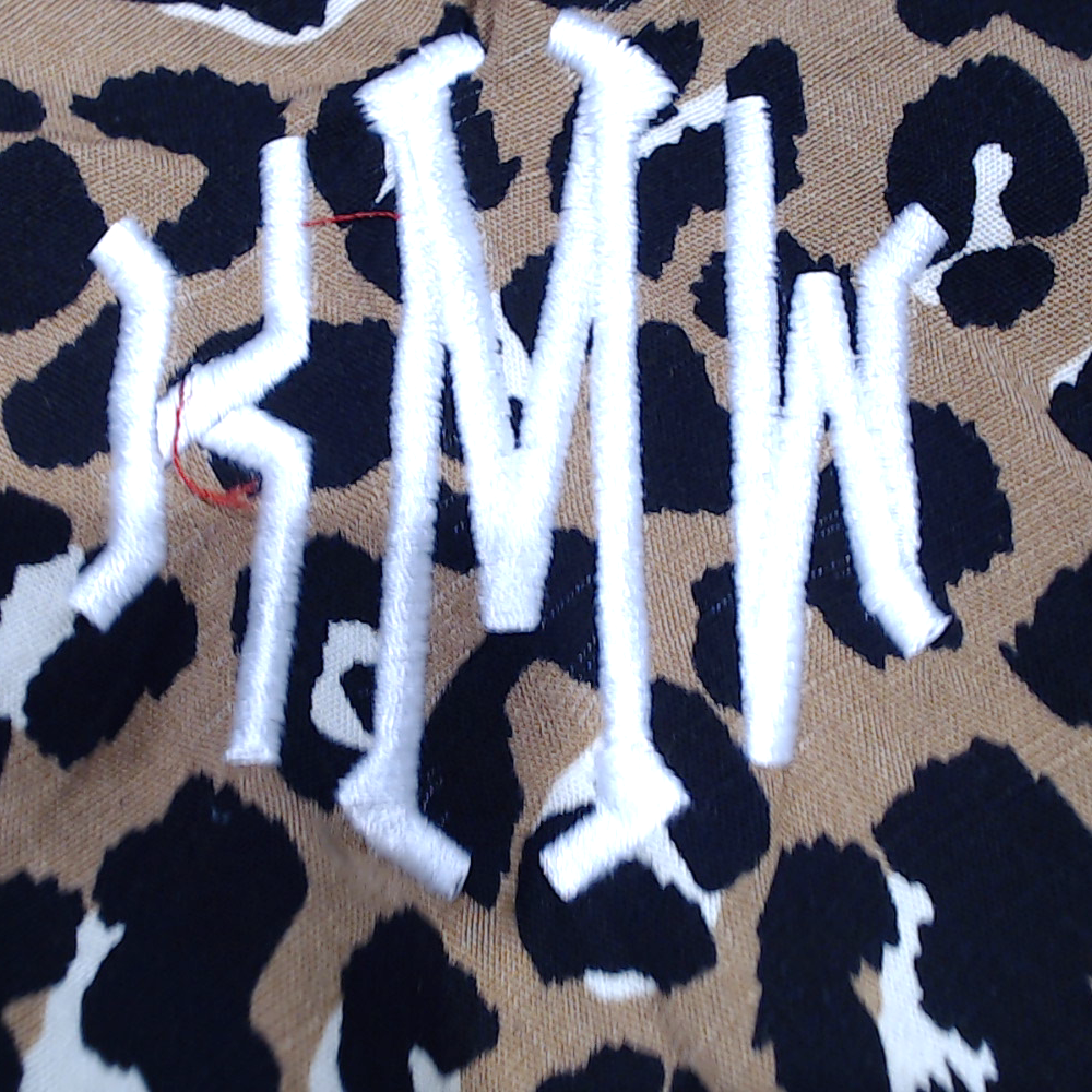 BLOOPER SWIM: Monogrammed Cover Up