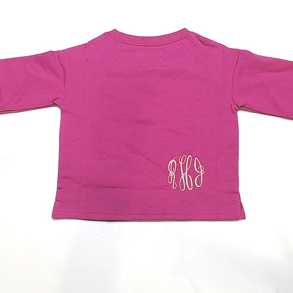 BLOOPER KIDS: Monogrammed Kids Puff Sleeve Sweatshirt