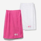 Phi Mu Towel Wrap | Hot Pink