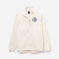 Monogrammed Windbreaker Pullover in Ivory