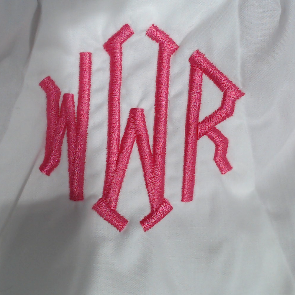 BLOOPER KIDS: Monogrammed White Eyelet Baby Bloomers
