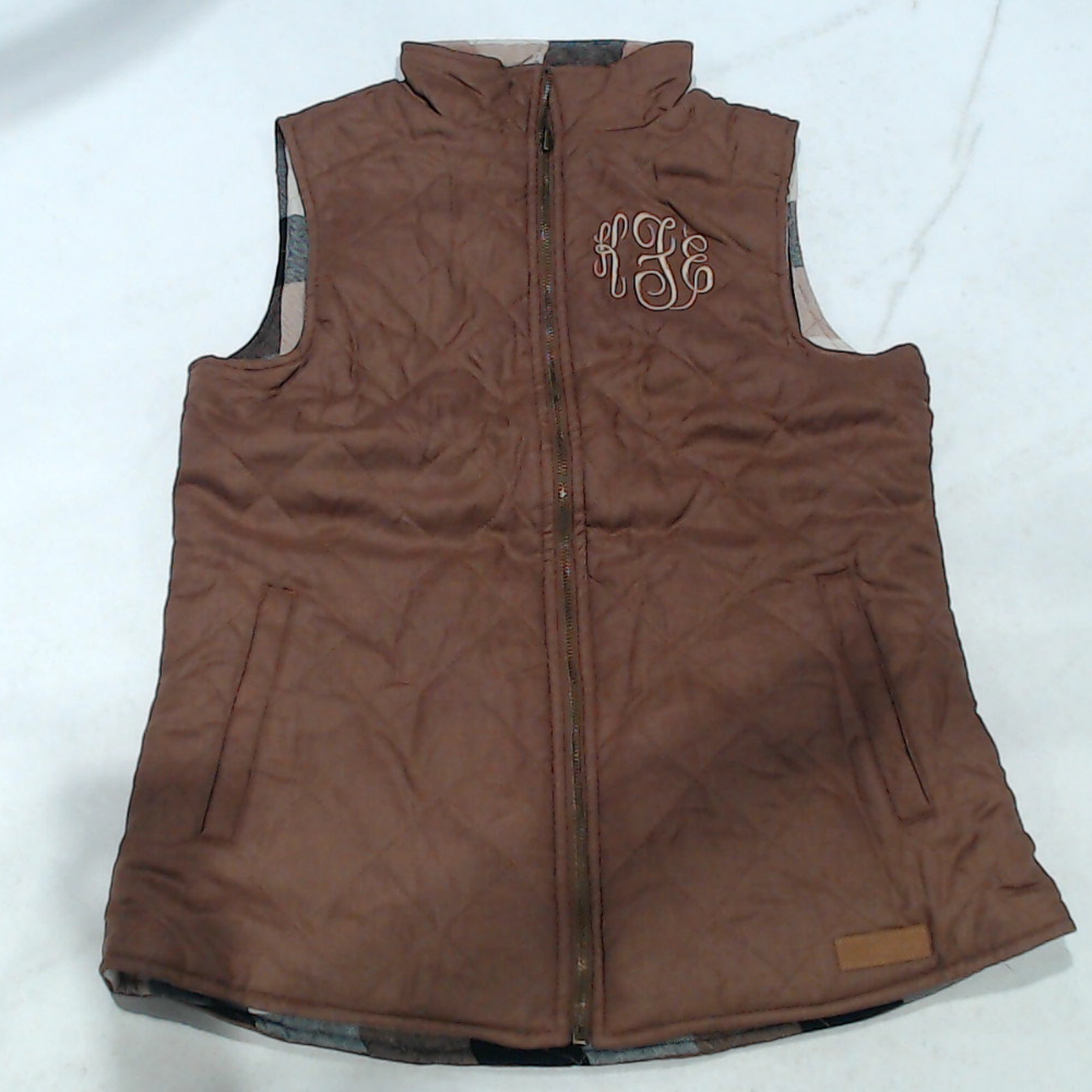BLOOPER CLOTHING: Monogrammed Reversible Vest