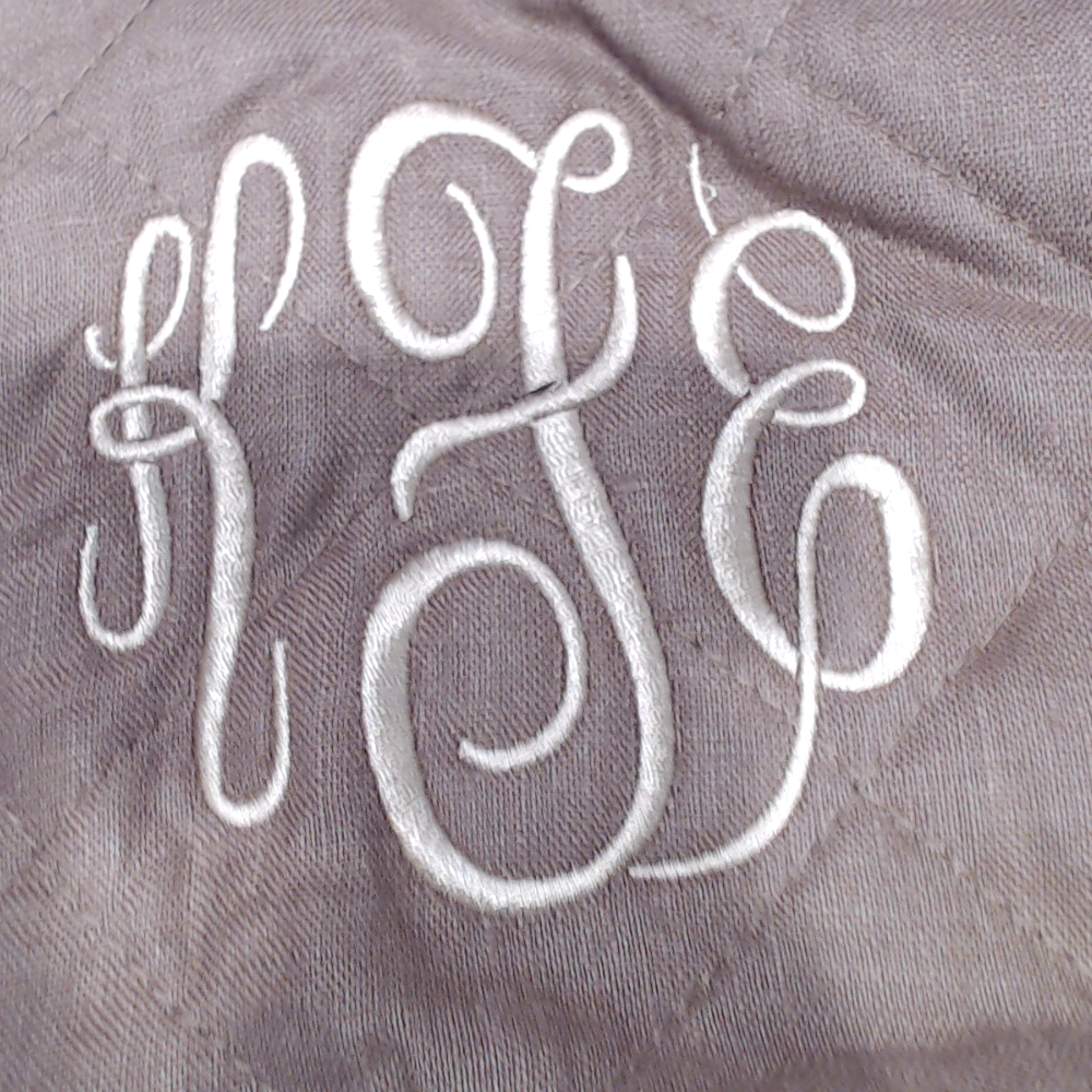 BLOOPER CLOTHING: Monogrammed Reversible Vest