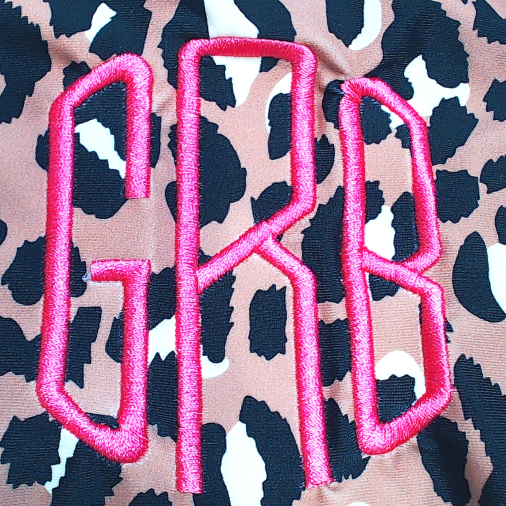 BLOOPER KIDS: Monogrammed Kids Ruffle Tankini