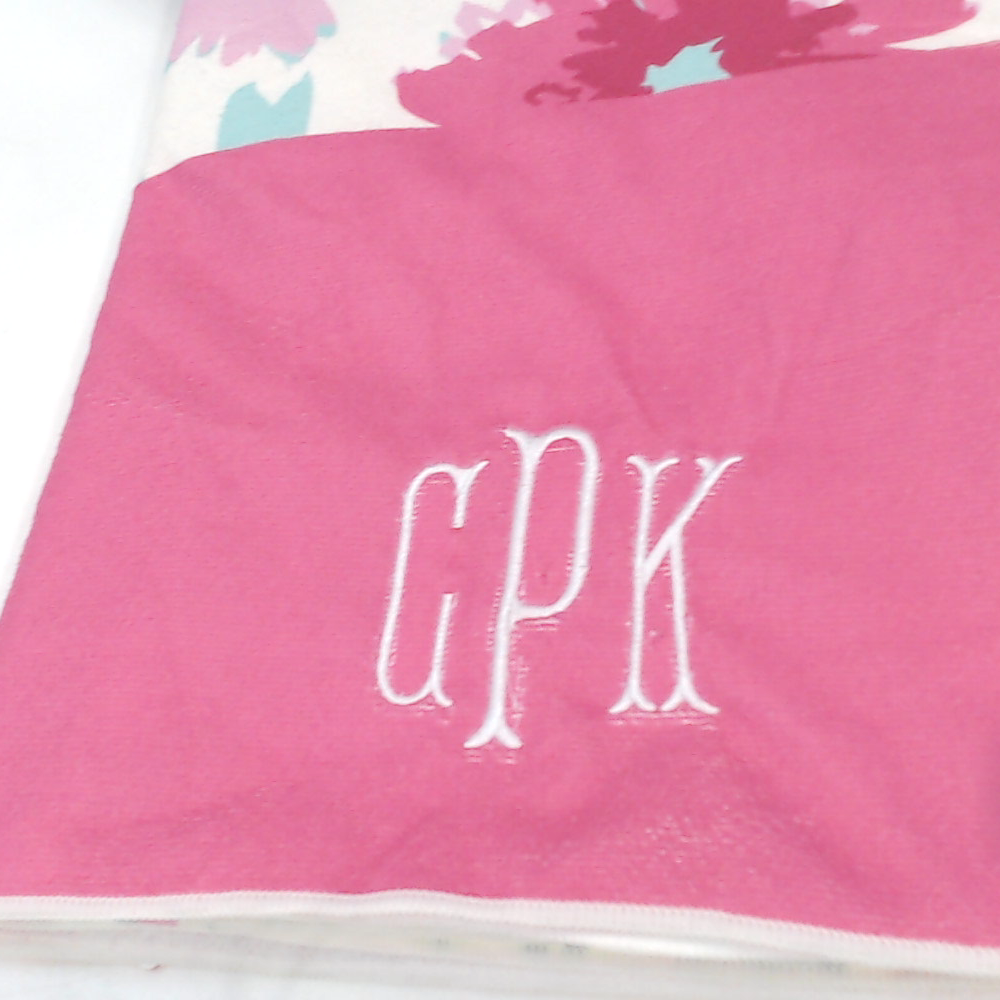 BLOOPER SWIM: Monogrammed Beach Towel