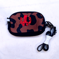 BLOOPER BAG: Monogrammed Neoprene Phone Crossbody