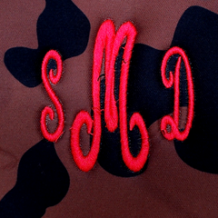 BLOOPER BAG: Monogrammed Neoprene Phone Crossbody