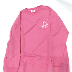 BLOOPER CLOTHING: Monogrammed Crewneck Sweatshirt