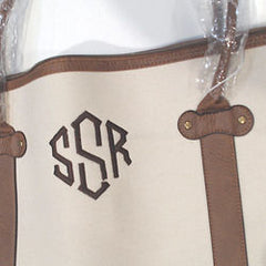 BLOOPER BAG: Monogrammed Vintage Weekender