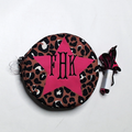 BLOOPER KIDS: Monogrammed Girls Cheetah Crossbody Bag