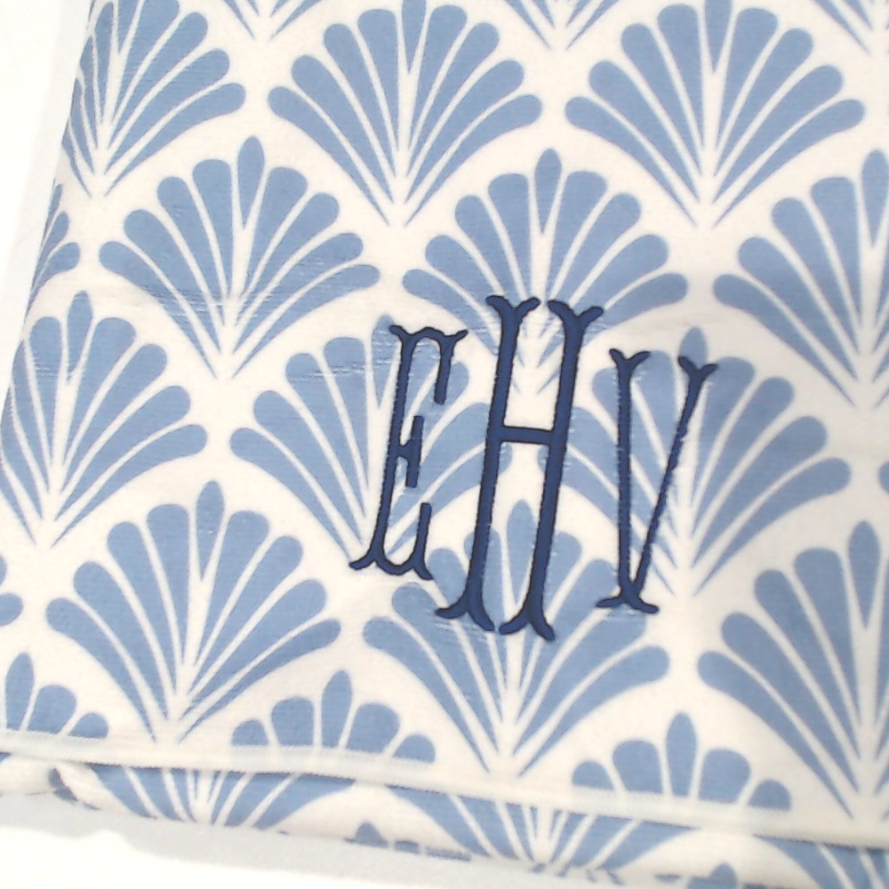 BLOOPER SWIM: Monogrammed Beach Towel
