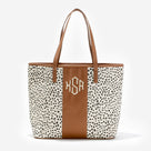 Monogrammed Leopard Tote Bag | Leopard Print