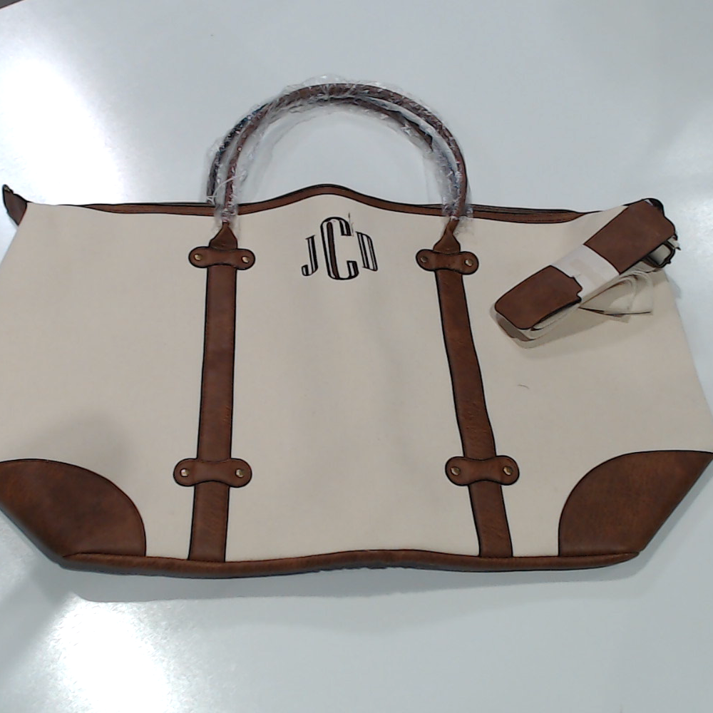 BLOOPER BAG: Monogrammed Vintage Weekender