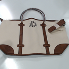BLOOPER BAG: Monogrammed Vintage Weekender