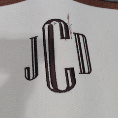 BLOOPER BAG: Monogrammed Vintage Weekender