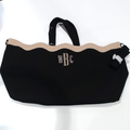 BLOOPER BAG: Monogrammed Wavy Top Weekender