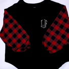 BLOOPER CLOTHING: Monogrammed Puff Sleeve Top