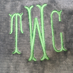 BLOOPER KIDS: Monogrammed Kids Blanket Hoodie