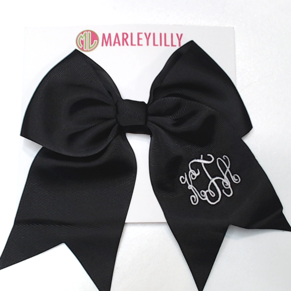 BLOOPER KIDS: Monogrammed Girls Hair Bow