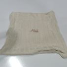 BLOOPER ACCESSORY: Monogrammed Cable Knit Pillow Sham