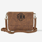 Monogrammed Crossbody | Brown