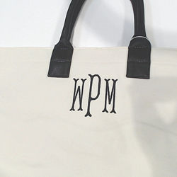 BLOOPER BAG: Monogrammed Upscale Weekender