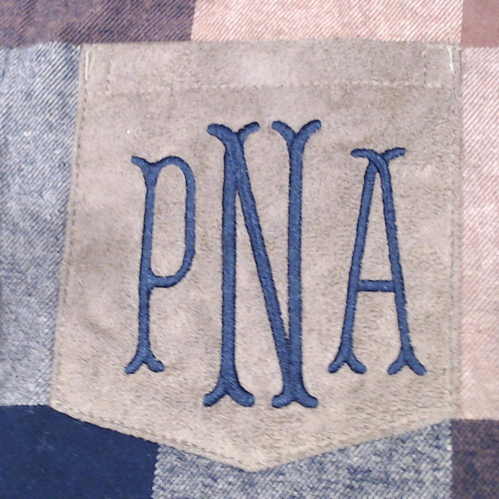 BLOOPER CLOTHING: Monogrammed Shacket