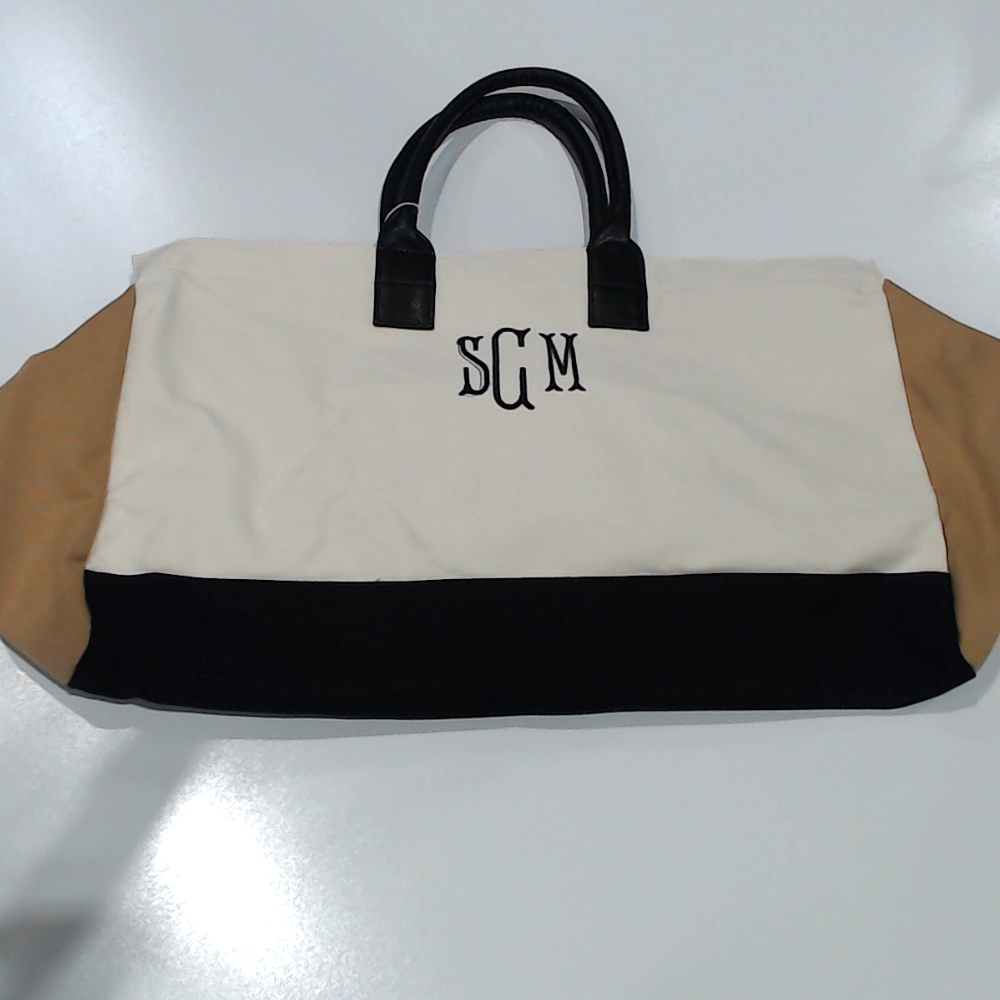 BLOOPER BAG: Monogrammed Upscale Weekender