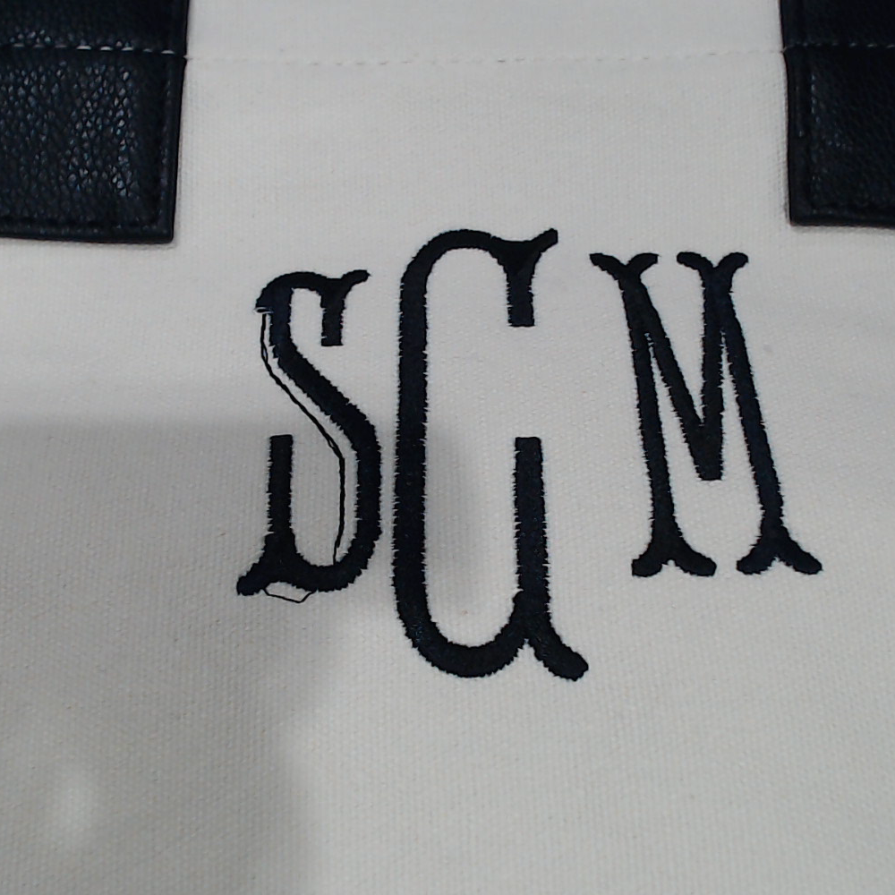 BLOOPER BAG: Monogrammed Upscale Weekender